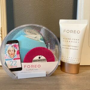 FOREO Luna Fofo Mint Facial Cleansing Brush with Smart App FreeCleanser NWT